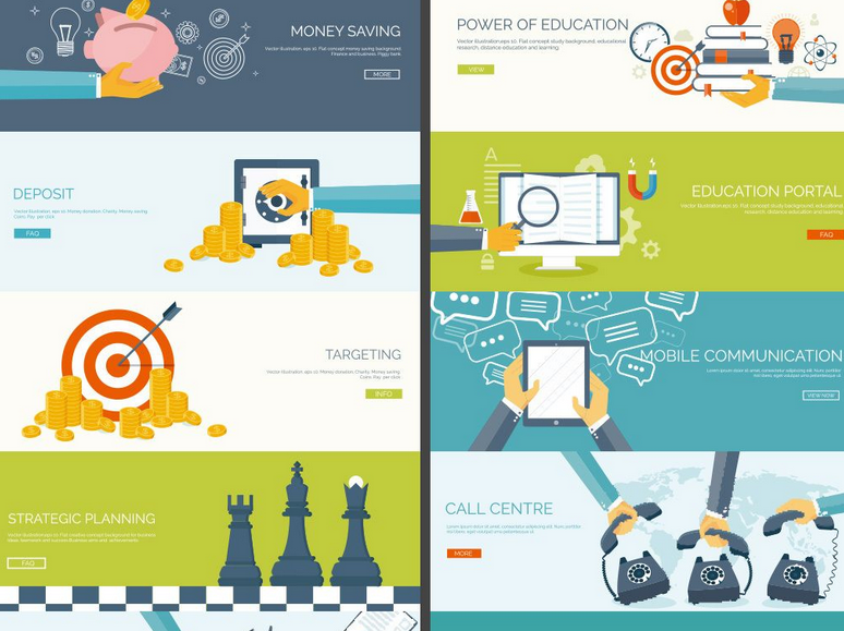 解決扁平化設計中如何用色的難問題 解決扁平化設計中如何用色的難問題